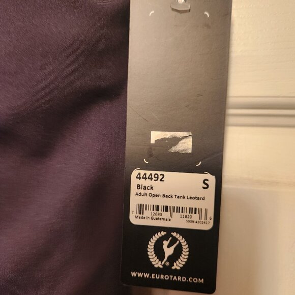 Eurotard Dance Leotard Open Back NWT - Picture 3 of 4